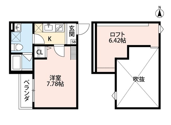 ケイティハイツ4の物件間取画像